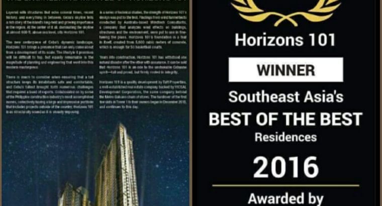 Horizon 101 Condominium in Cebu City Philippines