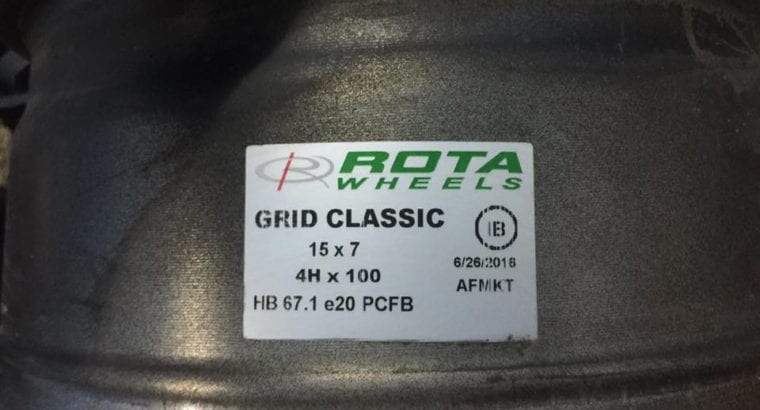RUSH SALE! Rota Grid Classic Original Color Black