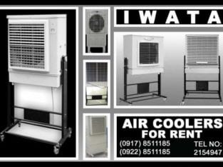 Iwata Air cooler Rent Hire Manila Philippines