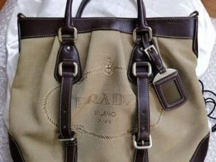 PRADA JACQUARD CORDA+MORO BAG