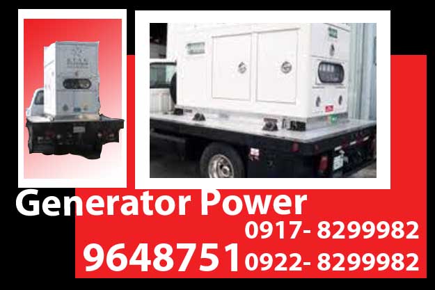 Generator Set Rent Hire Manila Philippines