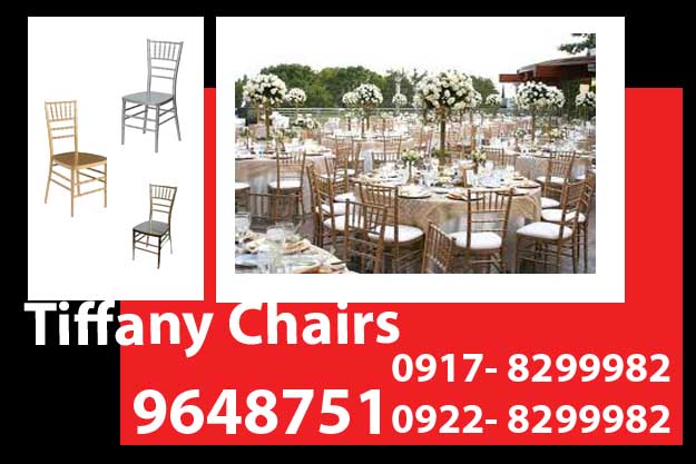 TIffany Chairs Rent Hire Manila Philippines