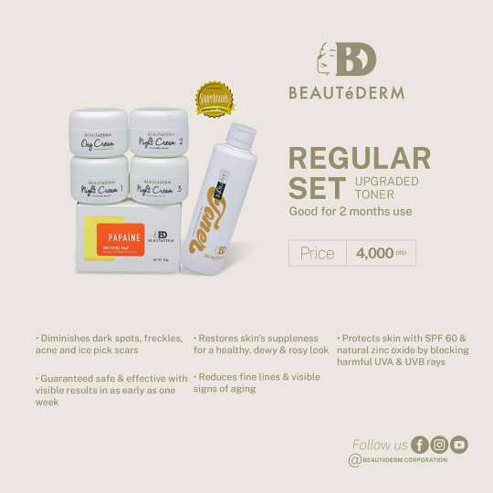 Beautederm Regular Set Upgraded Toner