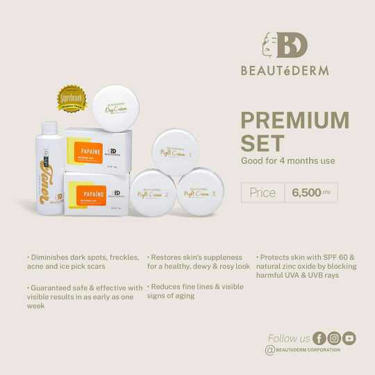 Beautederm Premium Set