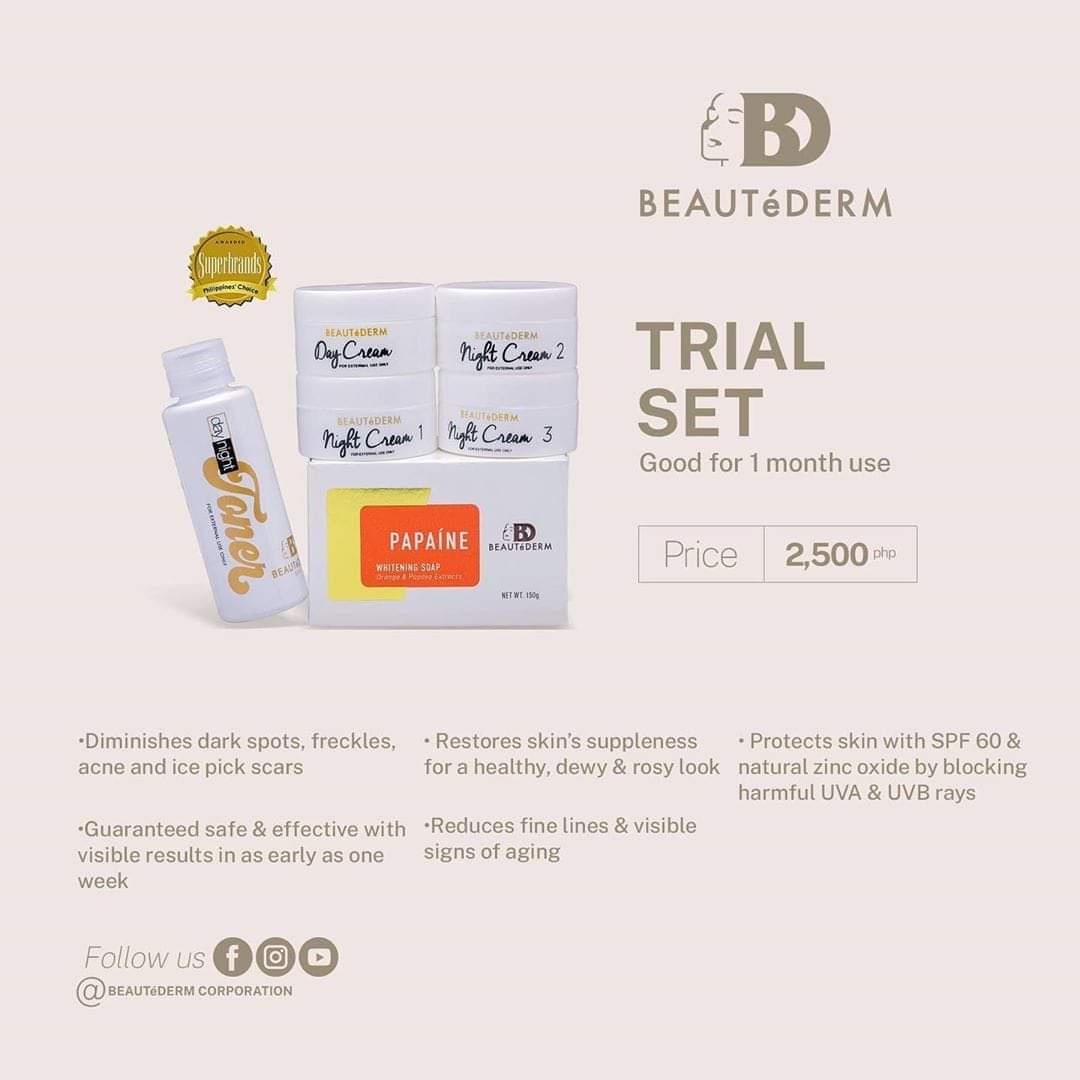 Beautederm Trial Set