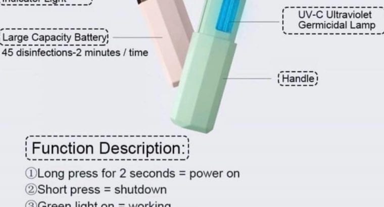 UV Pocket disinfecting Light