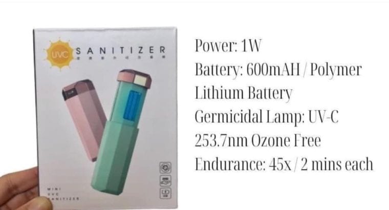 UV Pocket disinfecting Light