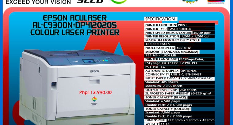 Printer EPSON WORKFORCE AL-C300DN+DP4120205 COLOUR