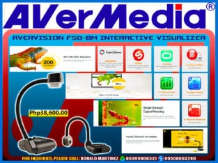 AVerVision F50-8M PORTABLE FLEXARM DOCUMENT CAMERA