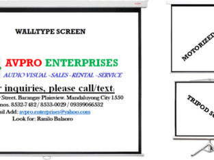 VIEWTECH PROJECTOR SCREEN