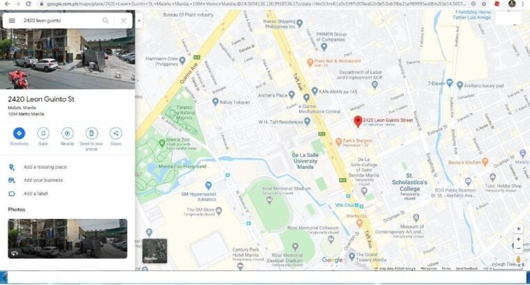 Manila Executive staff house nr La Salle DD Pasay