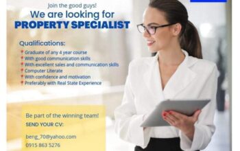 Looking For PROPERTY SPECIALIST To Join SMDC