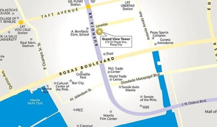 Pasay Studio with balcony for sale along Buendia